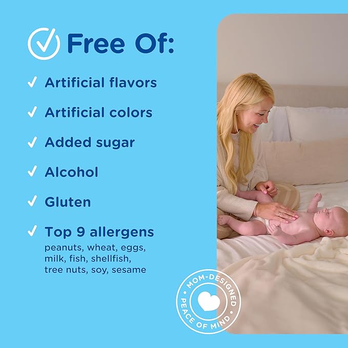 Mommy's Bliss Baby Probiotic Drops Everyday - Gas, Constipation, Colic Symptom Relief - Newborns & Up - Natural, Flavorless, 0.34 Fl Oz