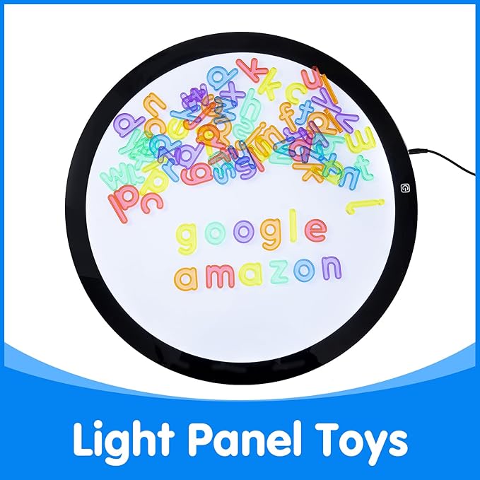 78 Pcs Translucent Lowercase Letters - Learning Toy for Light Table Accessories and Manipulatives