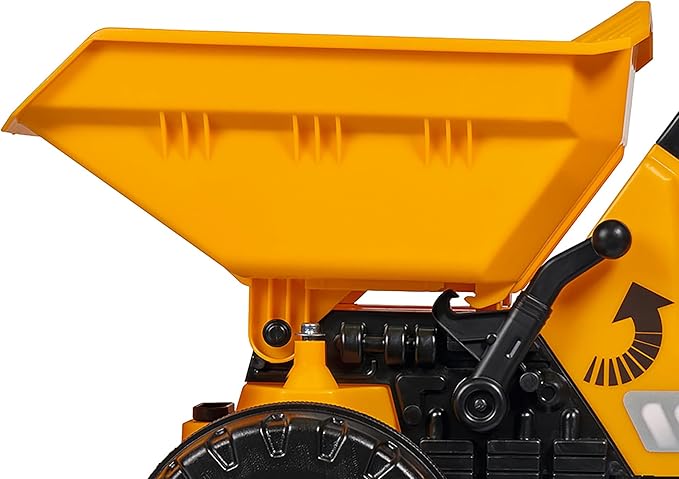 Big: Jim Dumper Ride-On - Tractor Farm & Construction Toy Vehicle, Truck w/Tipping Bed, Steering Wheel, Horn, Adjustable Seat, Outdoor Play, Kids 3+