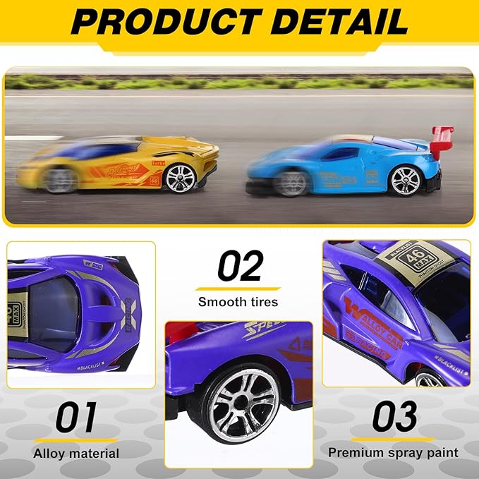 HyDren 12 Pcs Color Change Cars Toy Vehicles in Water Color Changing Bath Toys Car Goodie Bags Fillers Funny Gift for Kids Toddlers Themed Party Favors