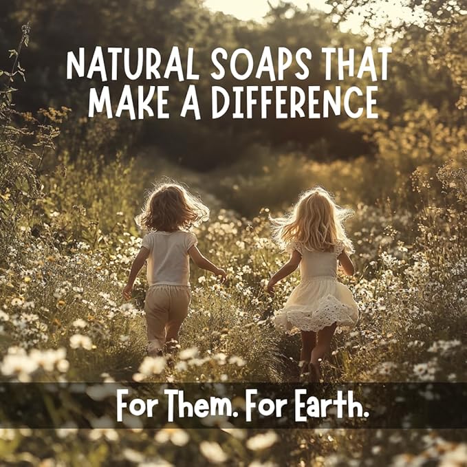 Hypoallergenic Baby Soap Bar | Gentle Cleansing Baby Body Wash Bar for Sensitive Skin | Chamomile & Green Tea | Made with Organic Oils | Natural Soap for Toddlers, Kids, and Adults | 9 Bars