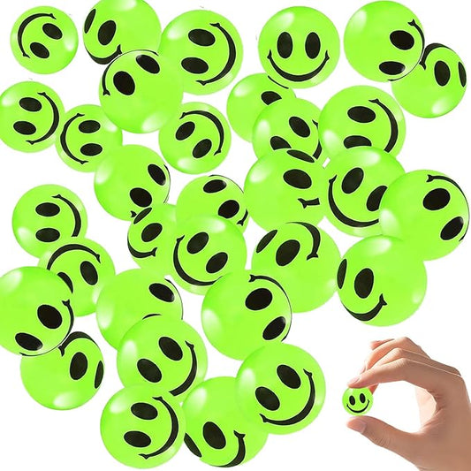 36 Pcs Bouncing Balls, Bouncy Balls for Kids, Luminous Bouncy Ball, 25mm Bouncing Rubber Balls for Kids Party Bags, Games Supplies