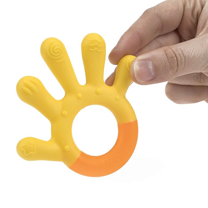 Nuby Three Step Teether Set | 3 Pack | 3m+ | Soft and Hard Teething Surfaces