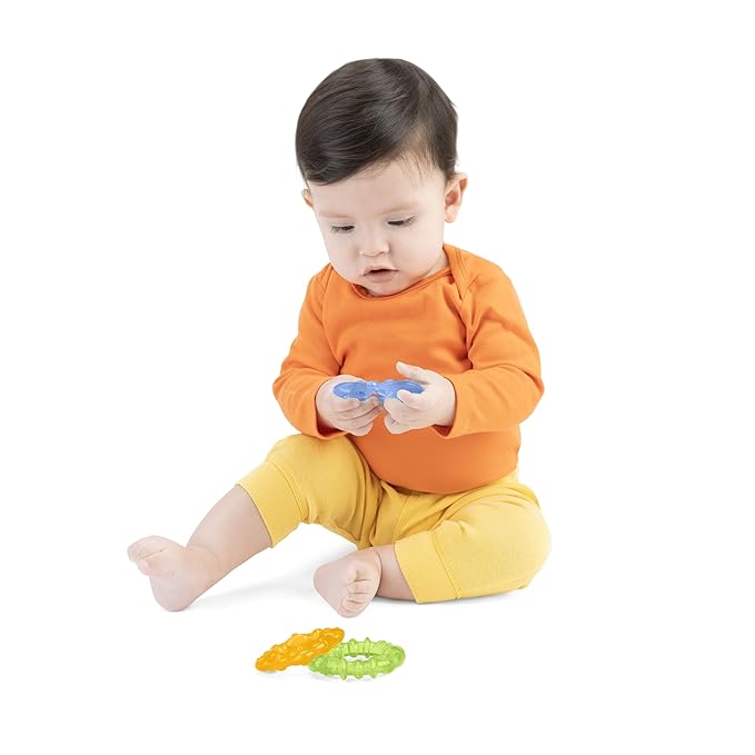 Bright Starts Chill & Teethe Water-Filled BPA-Free Baby Teething Toy, Ages 3 Months+ (Pack of 2)