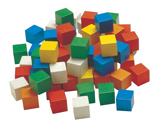 LEARNING ADVANTAGE 1" Wooden Cubes Set