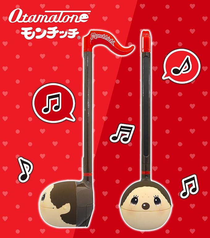 Otamatone Japanese Electronic Musical Instrument Portable Music Synthesizer from Japan by Maywa Denki Studio Award Winning, Educational Fun Gift for Children, Teens & Adults - Monchhichi