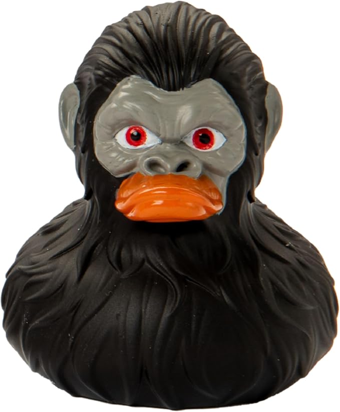 Bigfoot Rubber Ducks for Jeeps - Funny Jeep Ducks for Ducking - Ford Bronco Accessories for Squatching - Bigfoot Gifts for Men Women - Sasquatch Bath Toys for Kids - 3 Inch Size (Black, 1)