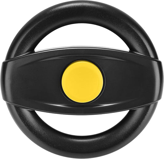 Accmor Stroller Steering Wheel Toy, Simulated Steering Wheel for Stroller Shopping Carts Cart Universal Detachable Pretend Driving Funny Toy Attachment