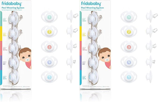 Frida Baby Silicone Paci Weaning System, BPA Free, Latex Free (Pack of 2)