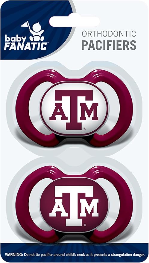 Baby Fanatic NCAA Baby Pacifiers