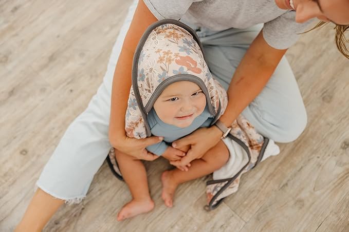 Copper Pearl Hooded Bath Towels Premium Knit/Terry Cloth Baby Towels with Hood, Pockets, and Cool Designs - Great to Gift and Make Bath Time Fun - Baby Bath Towel, Eden