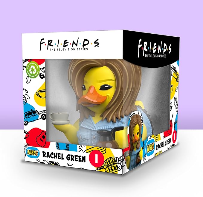 TUBBZ Boxed Edition Rachel Green Collectible Vinyl Rubber Duck Figure - Official Friends Merchandise - Movies & TV