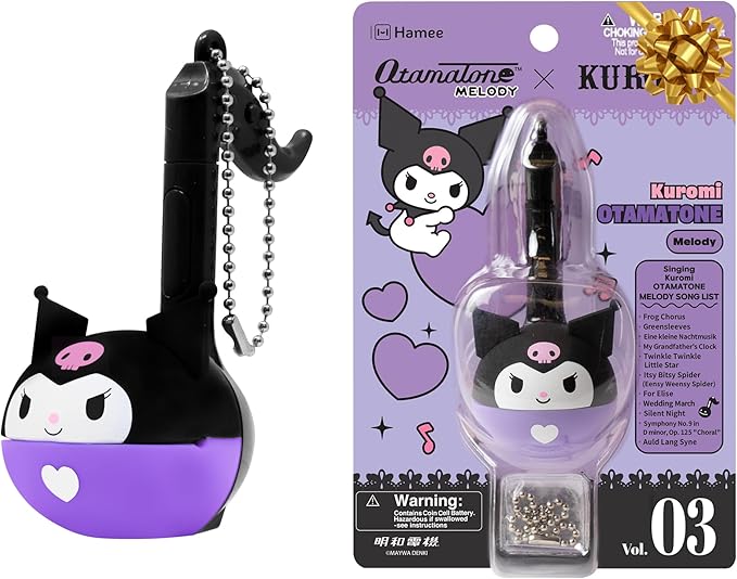 Otamatone Melody Hello Kitty and Friends Electronic Portable Music Instrument/Synthesizer Toy from Japan by Maywa Denki [English Instructions] - Kuromi