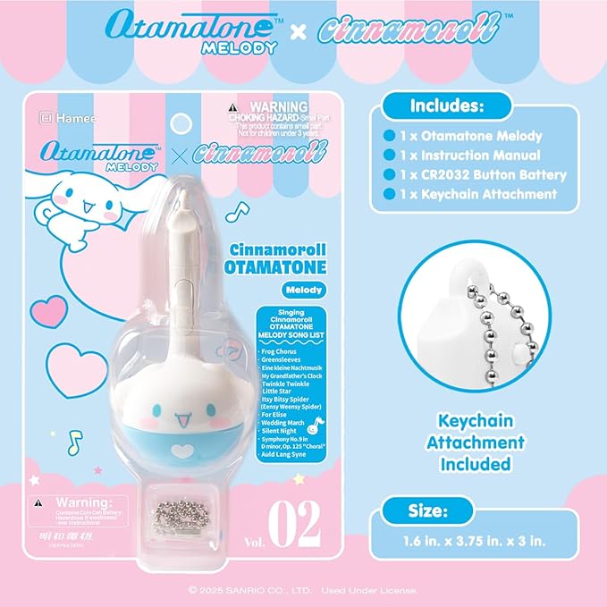 Otamatone Melody Hello Kitty and Friends Electronic Portable Music Instrument/Synthesizer Toy from Japan by Maywa Denki [English Instructions] - Cinnamoroll