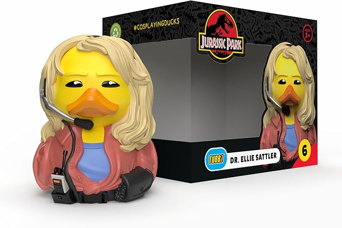 TUBBZ Boxed Edition: Jurassic World - Dr Ellie Sattler Cosplaying Rubber Duck Vinyl Figure