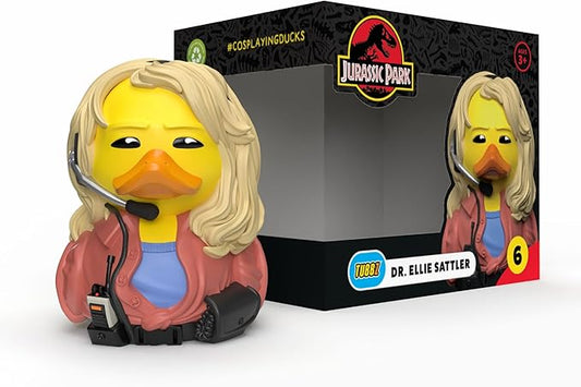 TUBBZ Boxed Edition: Jurassic World - Dr Ellie Sattler Cosplaying Rubber Duck Vinyl Figure