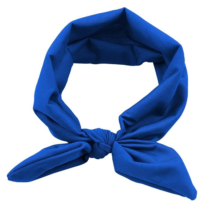 Baby Girl's Cute Toddler Bow Headbands Bowknot Rabbit Hairband Headwear for Daily Life Travel Photography (Royal Blue)