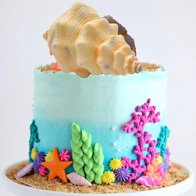 Gemini&Genius Sea Animal Hermit Crab Action Figure Toy for Kids, Soft Rubber Realistic Ocean Crab Educational and Role Play Toys for Kids and Collectors, Great Swimming and Bath Toys (Hermit Crab)