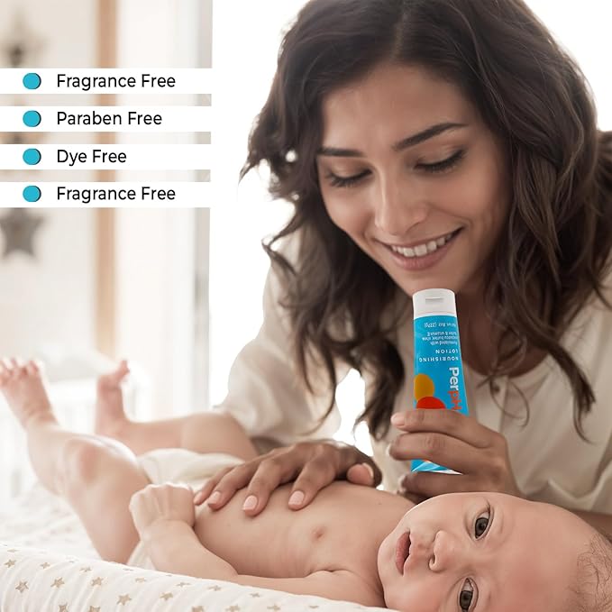 Nourishing, Moisturizing, Calming Baby Dry Skin Lotion for Chapped & Cracked Skin Formulated with Cupuacu Butter, Shea Butter, Vitamin E and Lavender Oil, 8 oz