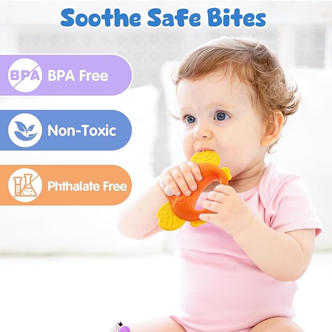 Vanmor Baby Rattles 0-6 Months | Sensory Toys for Infants 6-12 Month, Wrist Rattle Socks, Foot Finder & Teething Toys | Teether Grasping Shaker for Newborn, Must Haves Montessori Baby Shower Gifts