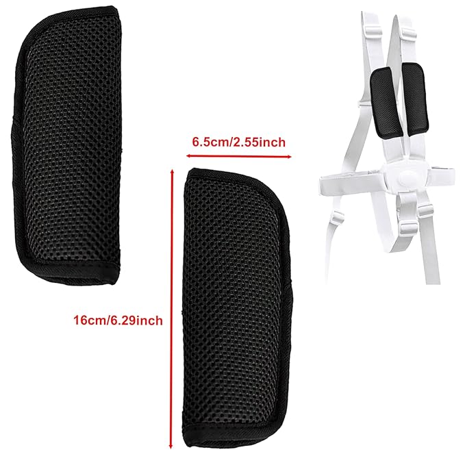 2 Pack Car Seat Strap Covers,Seat Neck Strap Covers for Car,Universal Seat Belt Covers,Car Seat Straps Shoulder Pads for Baby Kids