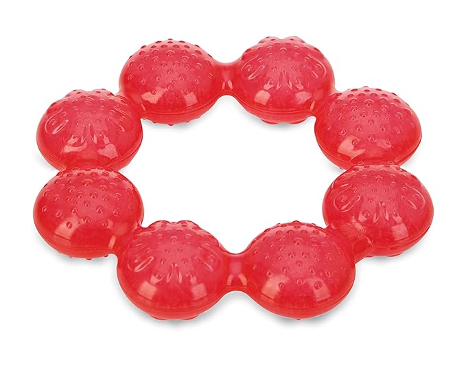 Nuby IcyBite Soother Ring Teether, Colors May Vary, 1 Count