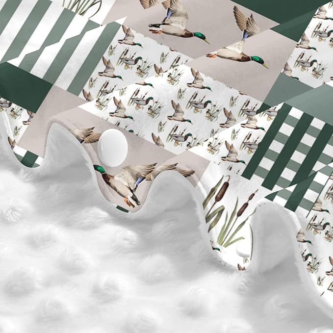 Personalized Baby Car Seat Canopy with Name – Wild Duck Theme, Custom Minky Nursing Cover for Boys & Girls, Soft Stroller Cover for Infants & Newborns, Carseat Canopy for Breastfeeding