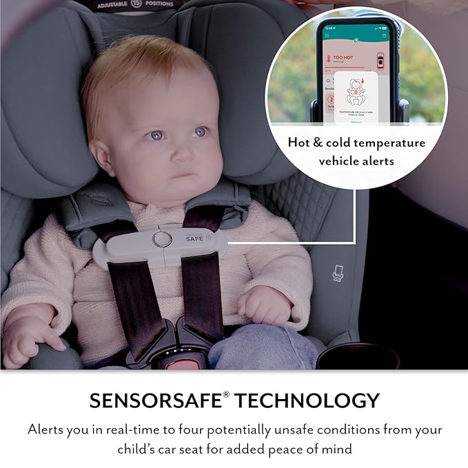 Evenflo Revolve360 Slim 2-in-1 Rotating Car Seat with Green & Gentle Fabric (Flint)