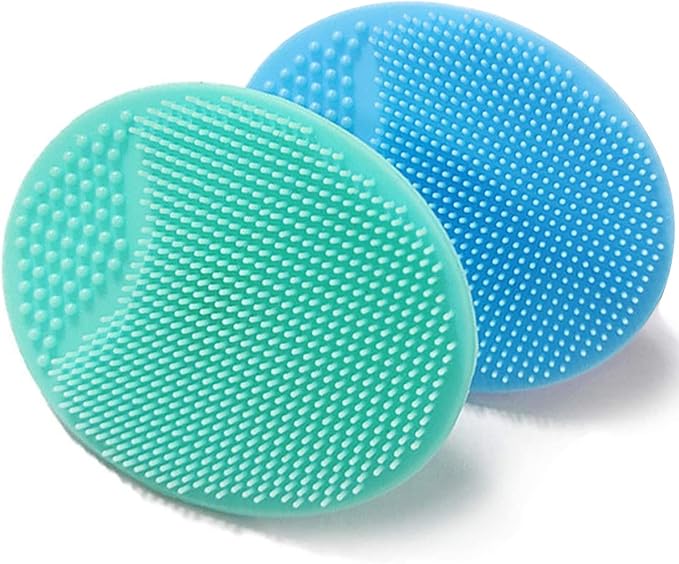 Cradle Cap Brush and Comb, Cradle Cap Brush Safe Baby's Scalp Brush with Soft Rubber Bristles, Help Gently Massage Care Scalp