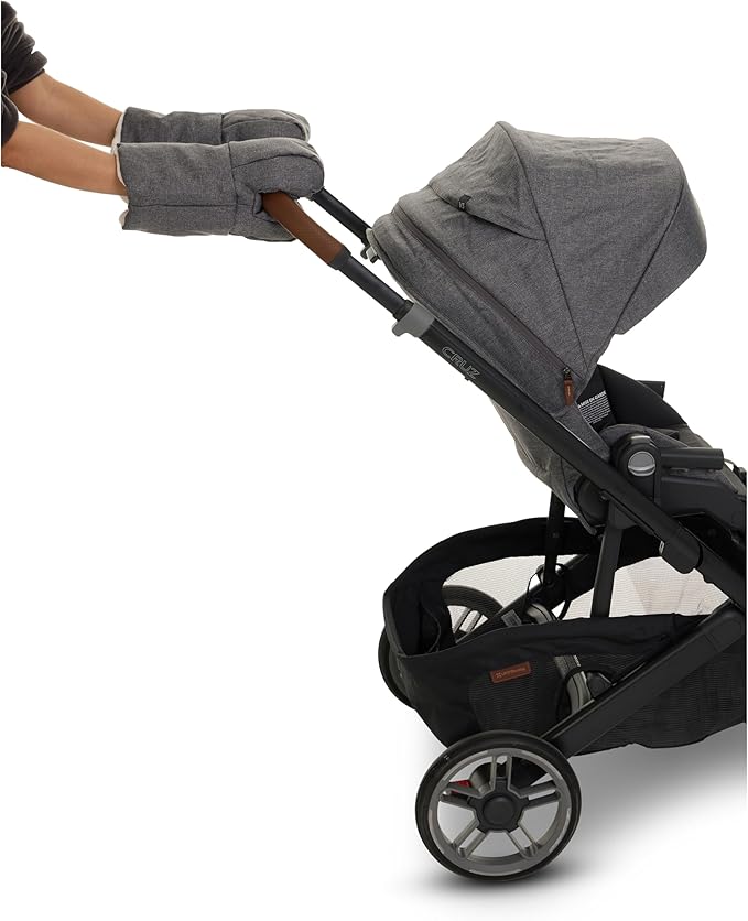 Winter Stroller Hand Muff Gloves, 2-Piece Set, Compatible with UPPAbaby Vista, Cruz, RumbleSeat, Ridge & Minu (V2 & V3), Waterproof, Ultra-Plush, Universal Fit