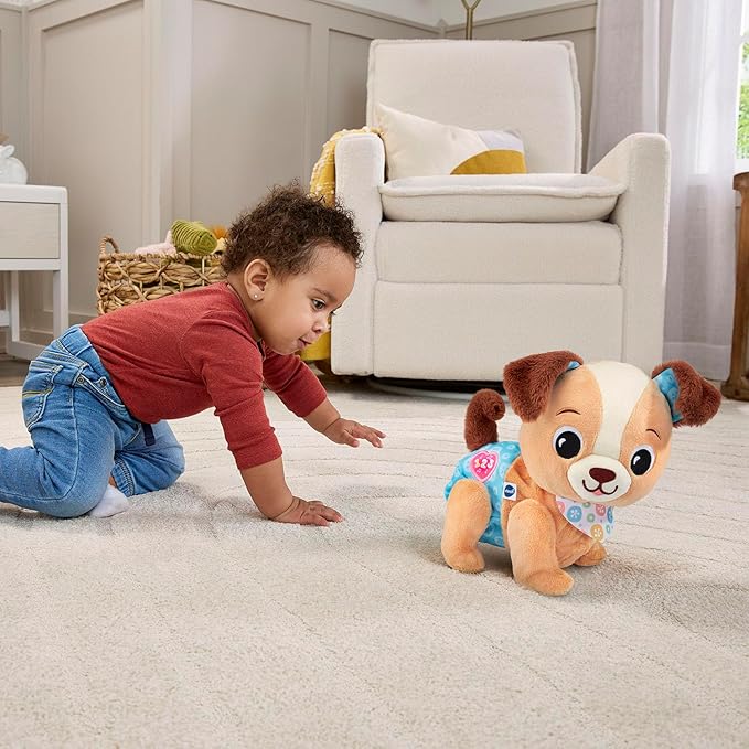 VTech Baby Explore and Move with Walking Puppy Plush Toy