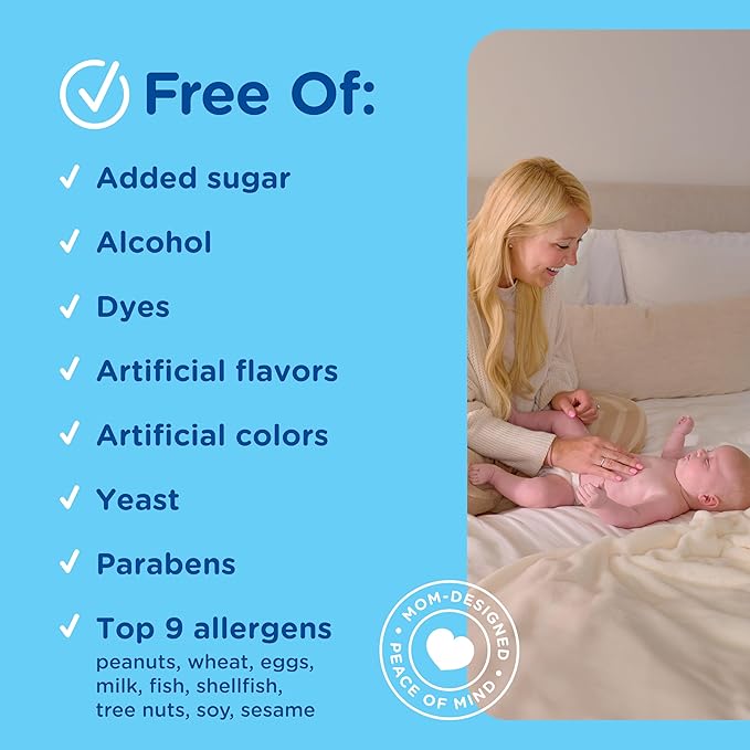 Mommy's Bliss Gripe Water Day & Night Combo, Infant Gas & Colic**, Gripe Water for Babies, Gentle & Safe, 1 Month+, 4 Fl Oz (Pack of 2)
