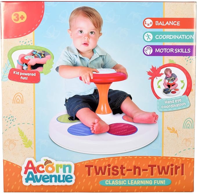Twist N Twirl Classic Spinning Activity Toy for Toddlers Ages Over 18 Months