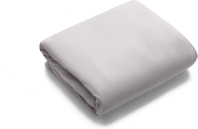 Bugaboo Stardust Fitted Cotton Sheet – 100% Natural, Breathable Cotton for Bugaboo Stardust Play Yard – Oeko-Tex® Certified, Soft & Machine Washable – Mineral White