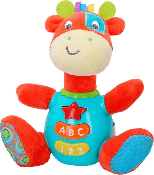 winfun 85177 Jirafa with colorful lights, Spanish language, color/model sorted