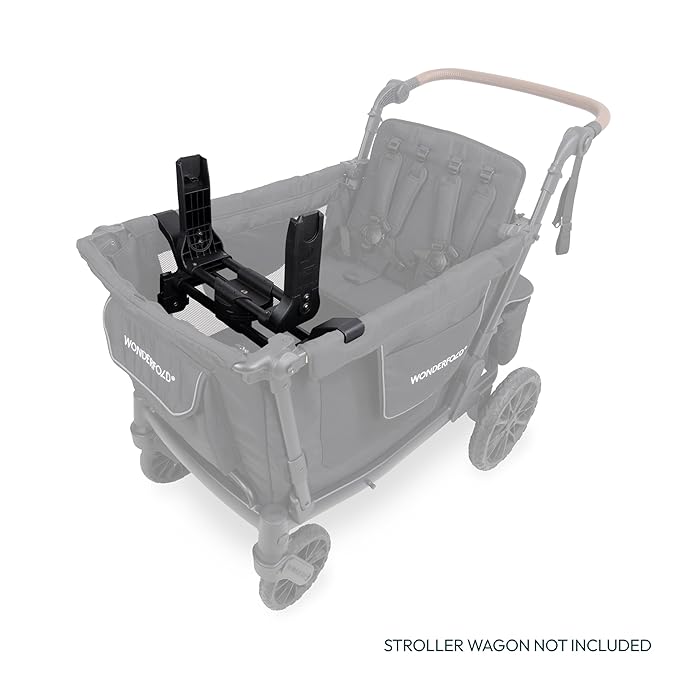 WONDERFOLD Infant Car Seat Adapter for Cybex, Nuna, Maxi-COSI Car Seat - Full 360-Degree Rotation, Easy to Install & Folds with Wagon Stroller, L2 Series