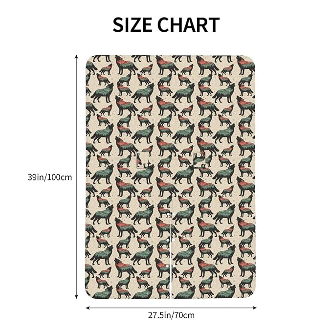 Wolf with Mountain Baby Car Seat Canopy Nursing Cover for Newborn Car Seat Breastfeeding Covers Blanket Newborn Shower Gift