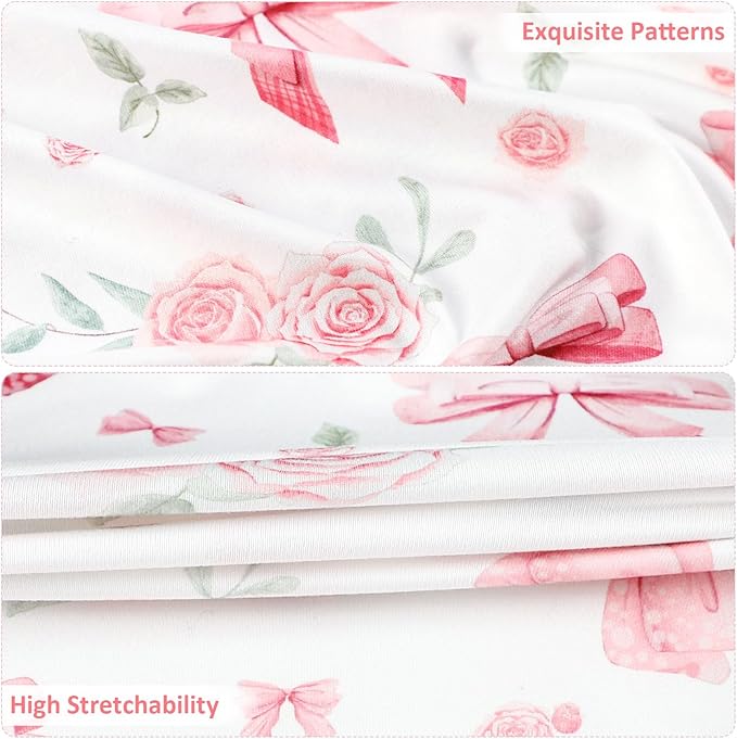 Car Seat Cover Baby Girls, All-in-1 Carseat Canopy for Babies, Multi-Use Infant Carrier Cover, Stroller Sun Shade, Nursing Breastfeeding Cover, Comfortable and Machine Washable, Pink Rose