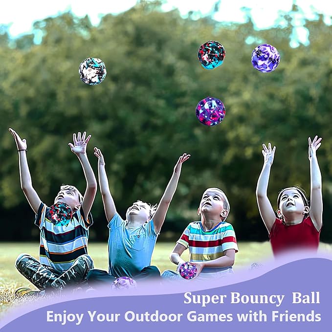 Tendry Extreme High Bouncing Ball Moon Shape for Kids of All Ages, Improve Hand-Eye Coordination, Easy to Grip and Catch by Athletes as a Sport Training Balls