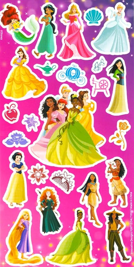Ariel Water Squirties - Bundle with 2 Pc Little Mermaid Squirt Toys, Stickers, and Door Hangers | Disney Bath Toys for Girls
