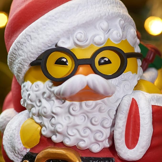 TUBBZ Christmas Santa Claus Collectible Duck Vinyl Figure - Official Numskull Merchandise - TV Movies & Books