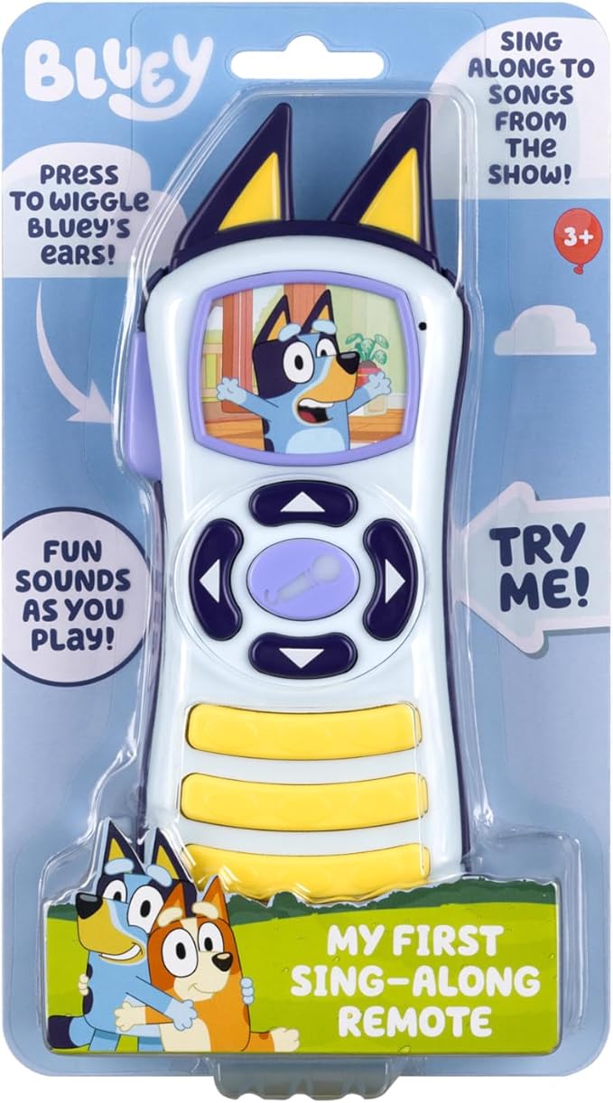 Bluey Toy Remote Control for Toddlers with Built-in Music and Sound Effects, Bluey Toys for Kids