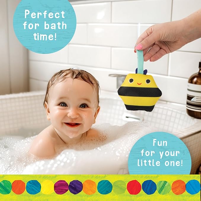 Kids Preferred Eric Carle Toddler Toys The Very Hungry Caterpillar Toy Water Play Set for Bath, Pool, or Beach, Floating Bath Toys for Kids Ages 0 and up