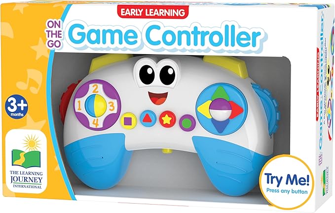 The Learning Journey Early Learning - On The Go Game Controller - Baby Game Controller Toy for Boys & Girls Ages 3 Months and Up - Award Winning Toys