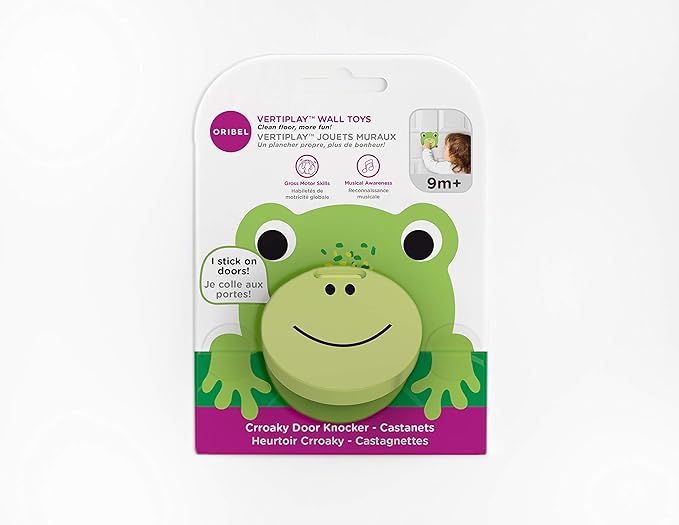 ORIBEL VertiPlay (Wall Toy) Knock Knock Door Knocker – Crroaky