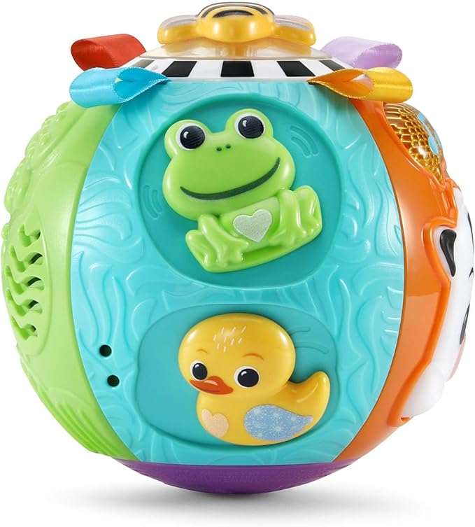 VTech Baby On-the-Moove Activity Ball with Textures, Orange