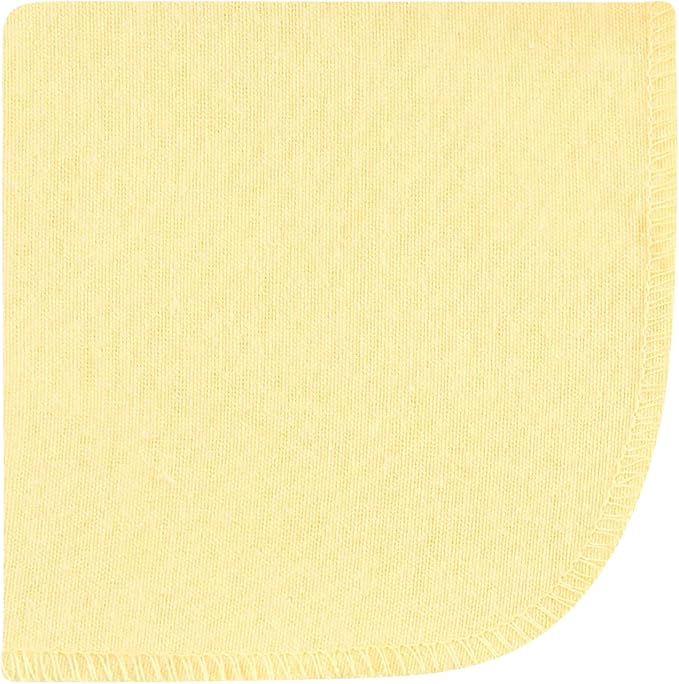 Hudson Baby Unisex Baby Flannel Cotton Washcloths, Modern Botanical 10 Pack, One Size