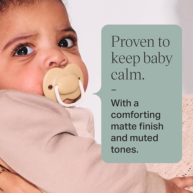 Tommee Tippee Ultimate Fit Newborn Pacifiers, 0-6 Months, Extra Air Holes, Symmetrical Nipple and Shield, 100% BPA Free Silicone, Dishwasher & Sterilizer Safe, Blue and Green, Pack of 6