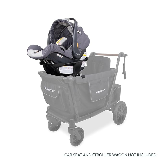 WONDERFOLD Infant Car Seat Adapter for Chicco Car Seat - Full 360-Degree Rotation, Easy to Install & Folds with Stroller Wagon, L2 Series