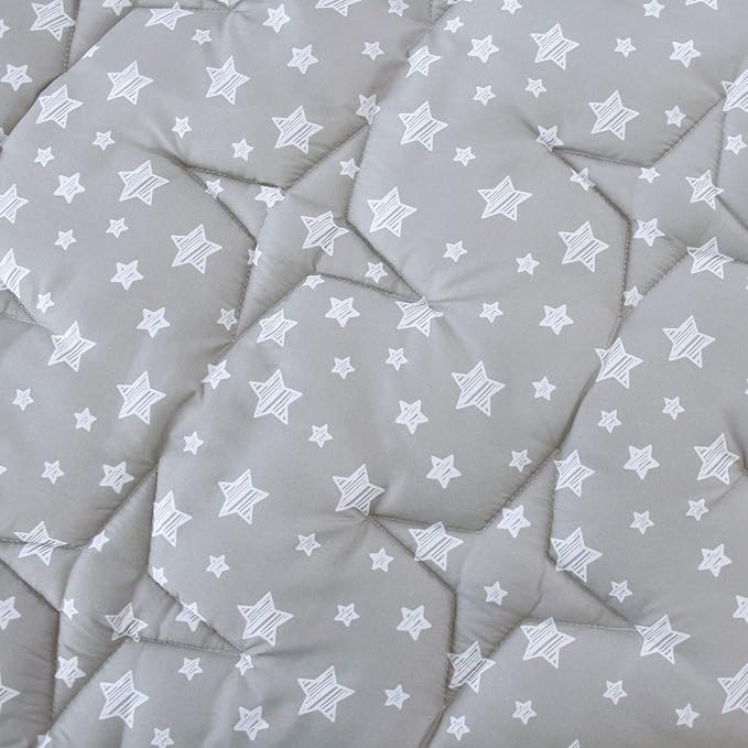 Moonsea Portable Baby Play Mat, Square Padded Anti Slip Baby Activity Crawling Mat for Boys and Girls, Kids 43" X 43" Quilted Pad for Indoor Outdoor Playtime